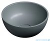Omnires Shell M+ umywalka nablatowa Ø35 cm ash grey mat SHELL350UNAG